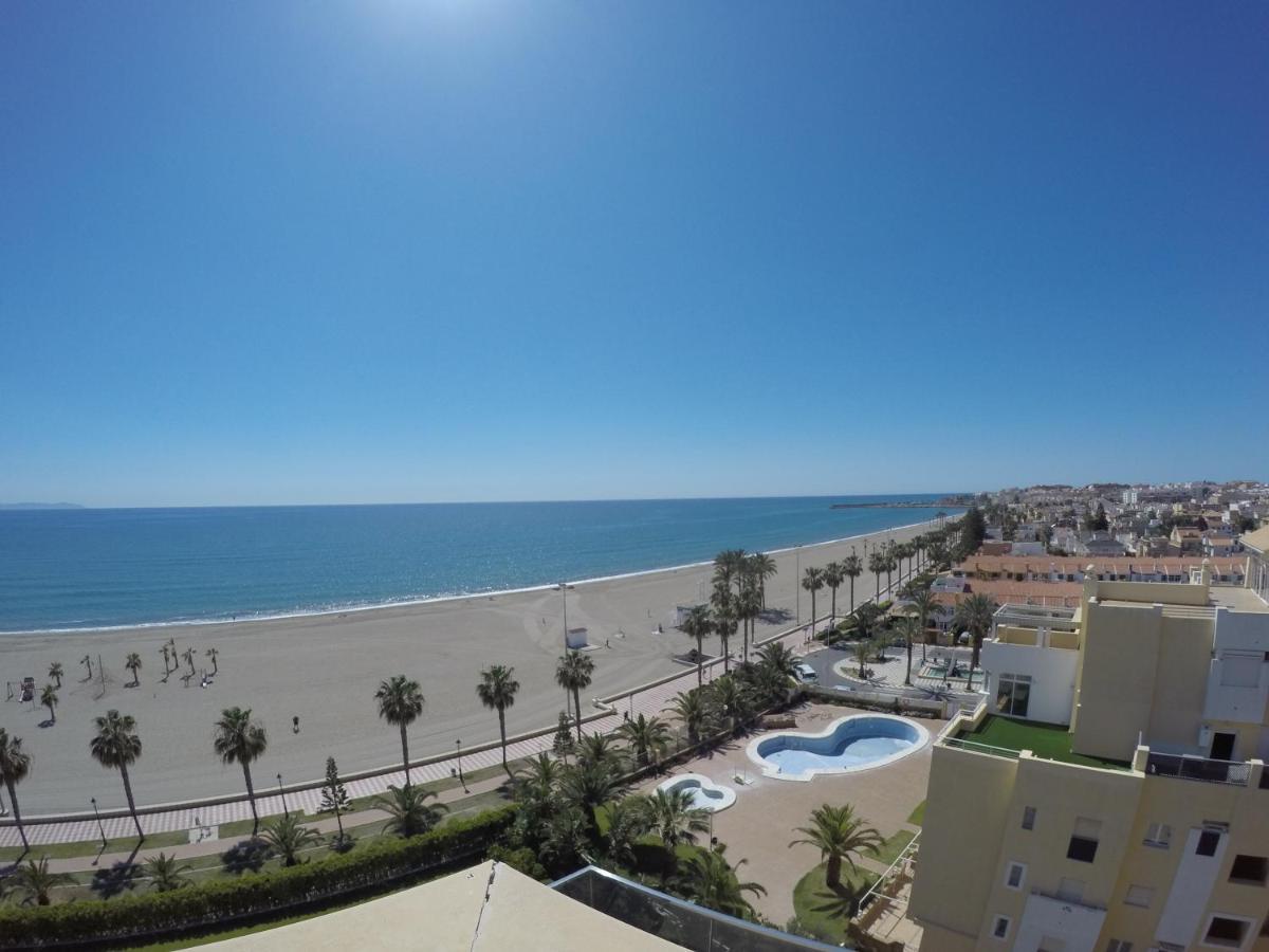 Ferienwohnung Sotavento 1ª Linea De Playa Roquetas de Mar Exterior foto